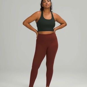 Lululemon Wunder Under Date Brown Leggings